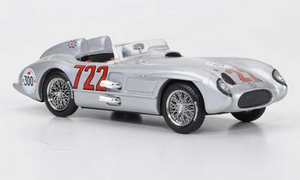 Mercedes 300 SLR 1/43 Brumm SLR No.722 S.Moss Mille Miglia 1955-2005 1955 modelauto