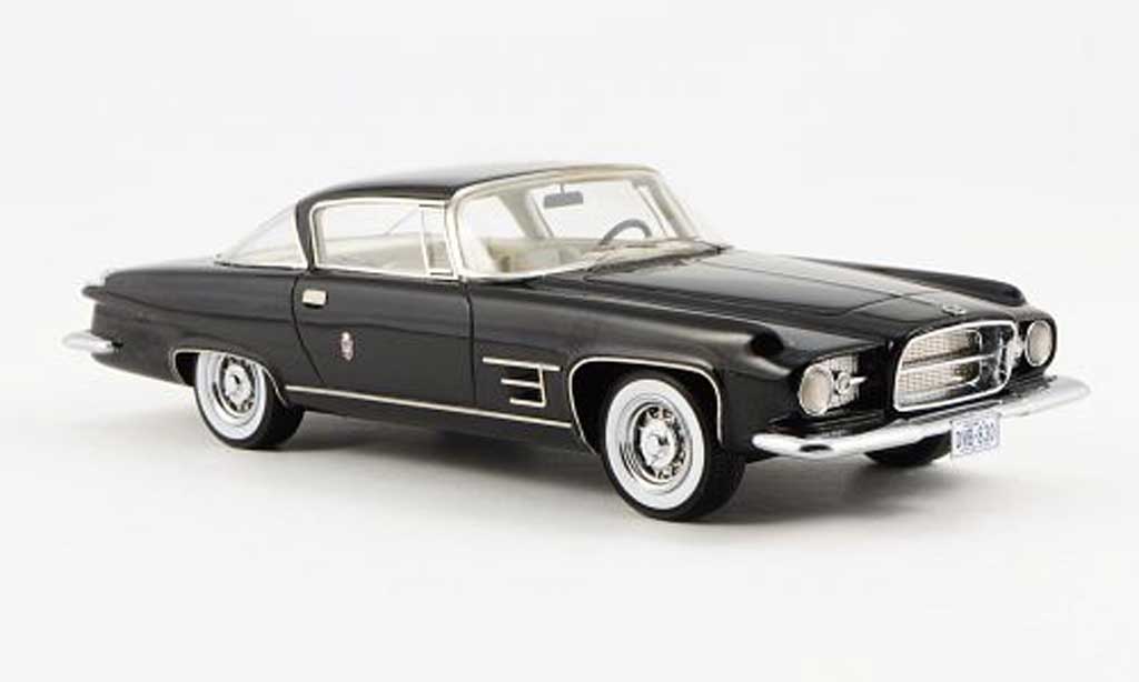 Chrysler Dual Ghia 1/43 Neo L6.4 Hardtop Coupe zwart 1957 modelauto