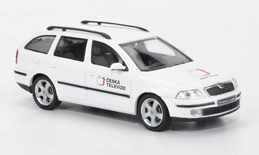 Skoda Octavia Combi 1/43 Abrex Combi Ceska Televize modelauto