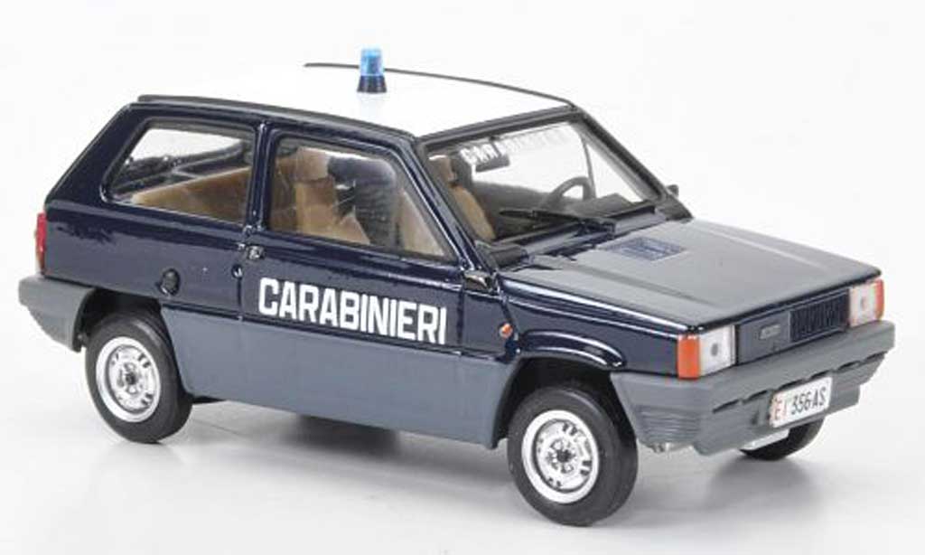 Fiat Panda 1/43 Brumm 45 italienische Carabinieri / Politie 1980 modelauto
