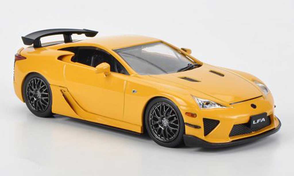 Lexus LFA 1/43 J Collection geel Nurburgring Package RHD 2011 modelauto