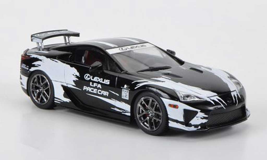 Lexus LFA 1/43 J Collection Pace Car zwart/wit 2011 modelauto