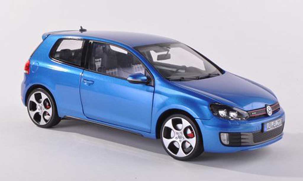 Volkswagen Golf VI GTI 1/43 Norev VI GTI blauw 2009 modelauto