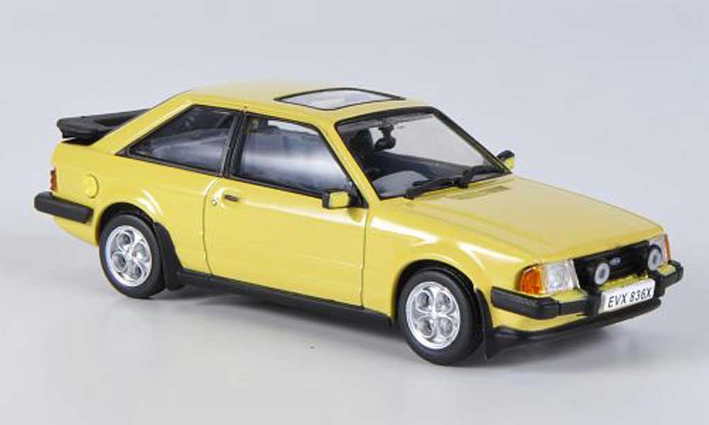 Ford Escort MK3 1/43 Vitesse MK3 XR3 geel 1981 modelauto