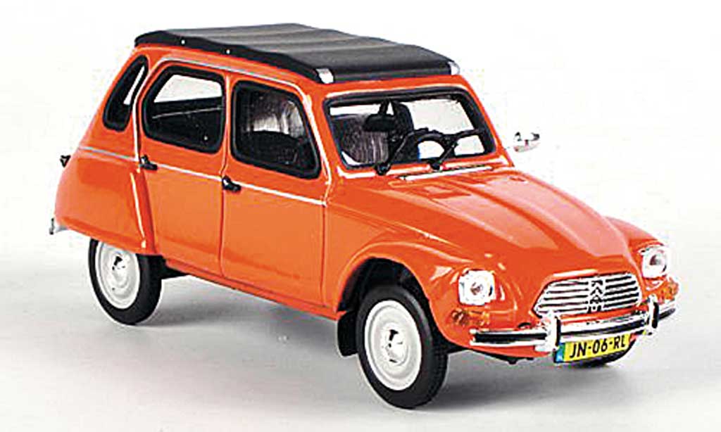 Citroen Dyane 1/43 Vitesse 6 oranje modelauto