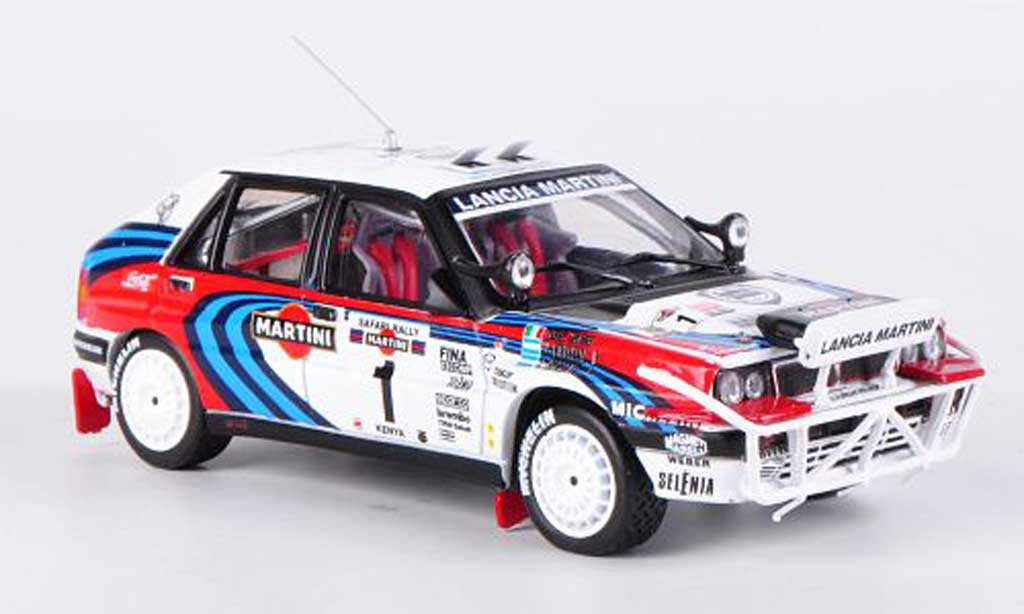Lancia Delta HF Integrale 1/43 Vitesse HF Integrale 16v No.1 3rd Safari Rally Kenia 1991 J.Recalde/M.Christie modelauto