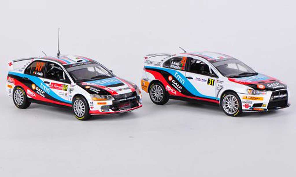Mitsubishi Lancer Evolution IX 1/43 Vitesse Evolution IX WRC Champion Boxset 2009/2010 A.Araujo/M.Ramalho modelauto