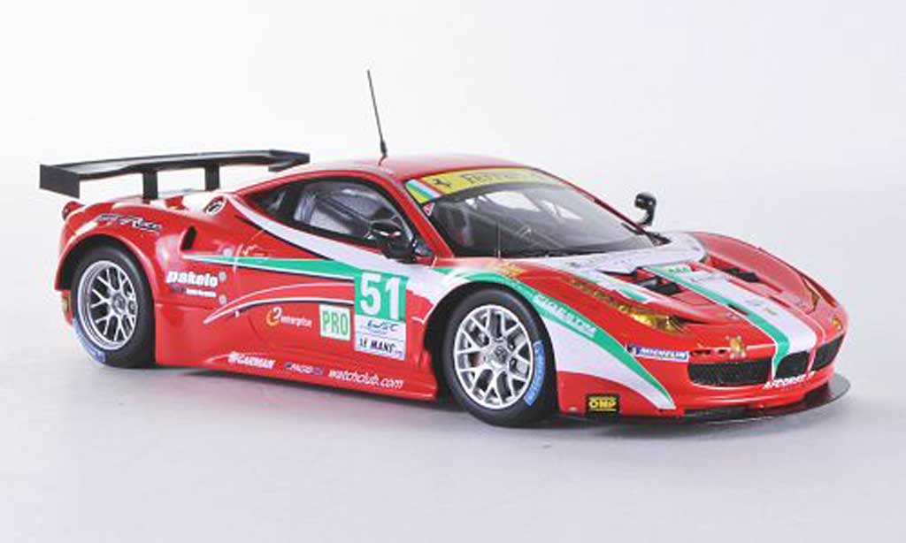 Ferrari 458 Italia GT2 1/43 Fujimi Italia GT2 No.51 AF Corse 24h Le Mans 2012 modelauto