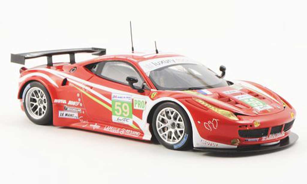 Ferrari 458 Italia GT2 1/43 Fujimi Italia GT2 No.59 Luxury Racing 24h Le Mans 2012 modelauto