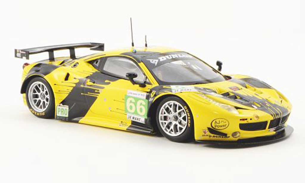 Ferrari 458 Italia GT2 1/43 Fujimi Italia GT2 No.66 JMW Racing 24h Le Mans 2012 modelauto