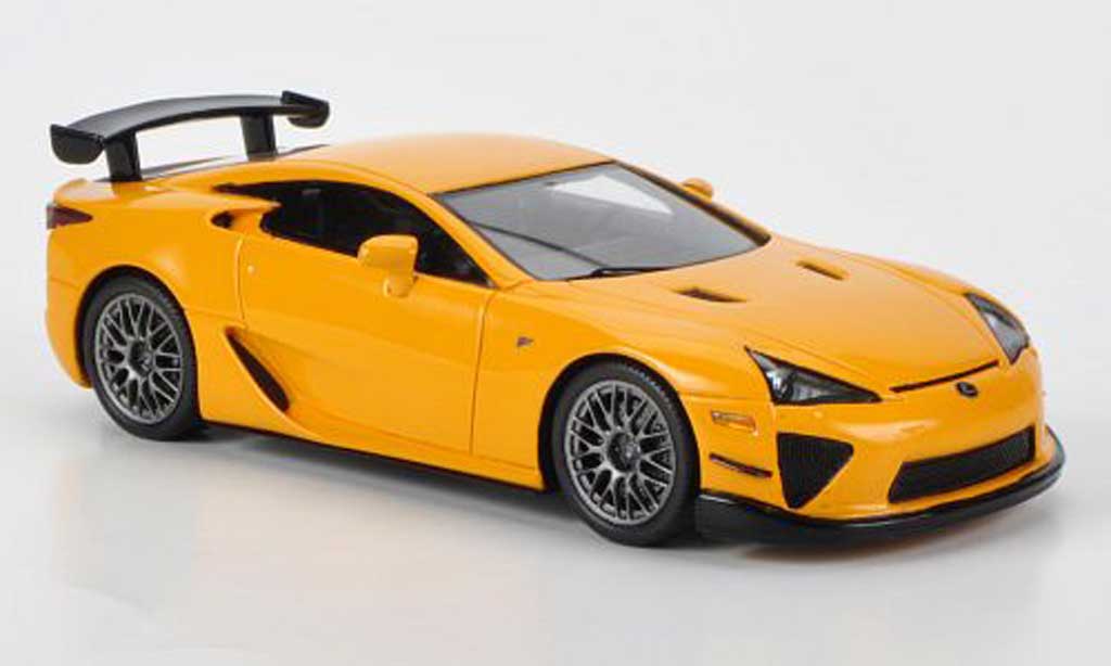 Lexus LFA 1/43 Ebbro Nurburgring Package oranje modelauto