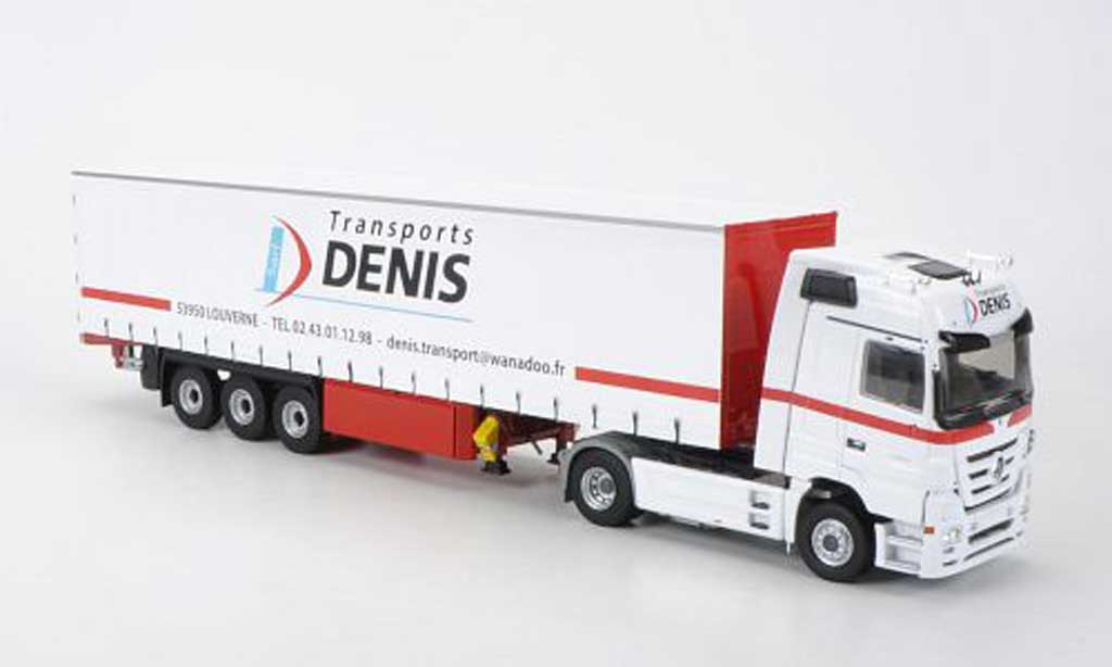Mercedes Actros 1/43 Eligor MP3 Transports Denis Gardinenplanen-SZ modelauto