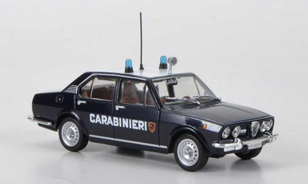 Alfa Romeo Alfetta 1.8 1/43 Hachette 1.8 Carabinieri 1972 modelauto