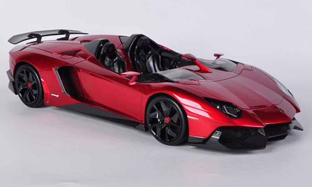Lamborghini Aventador J 1/18 MR Collection J rood 2012 modelauto