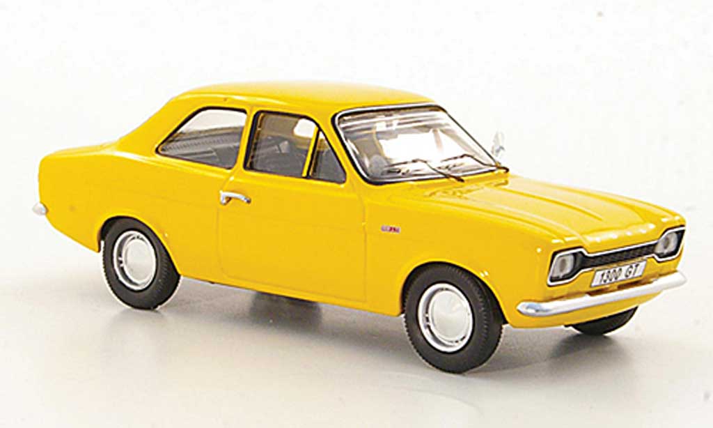 Ford Escort MK1 1/43 Trofeu MK1 1300 GT geel LHD 1968 modelauto