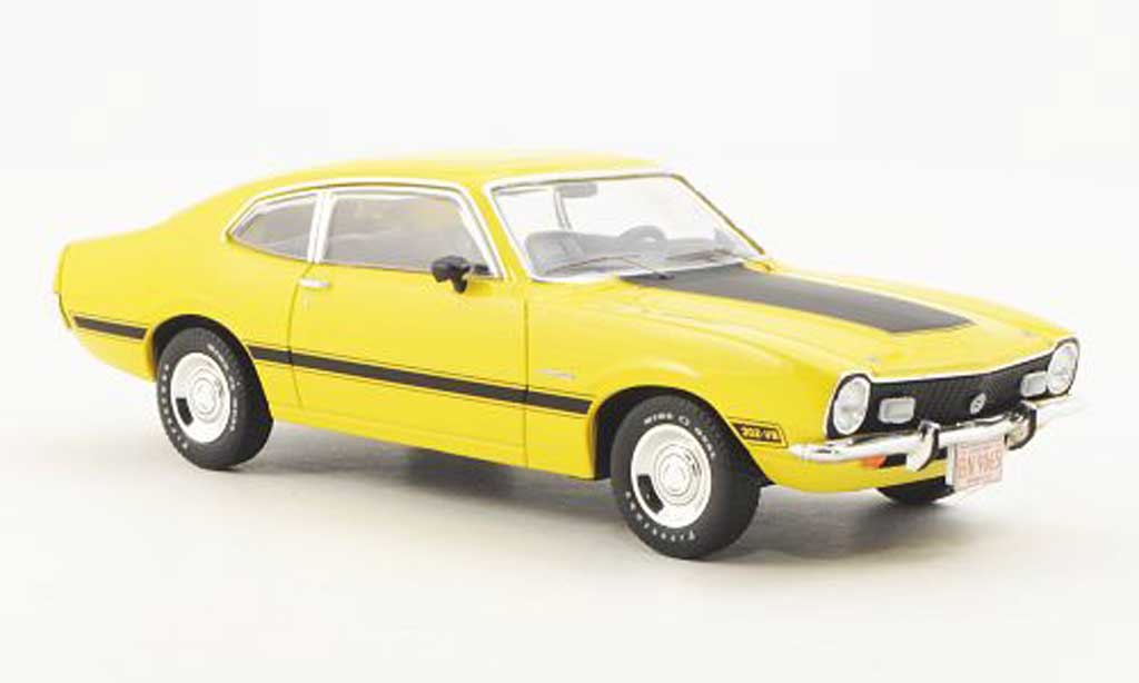 Ford Maverick 1/43 Premium X GT geel 1974 modelauto