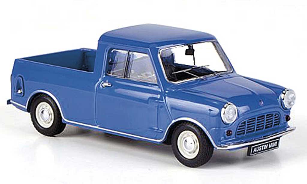 Austin Mini Pick Up 1/43 Ebbro 1/4 ton blauw RHD 1961 modelauto