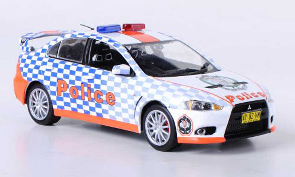 Mitsubishi Lancer Evolution X 1/43 Vitesse Evolution X Politie Australien modelauto