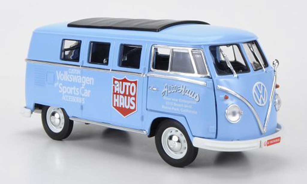 Volkswagen Combi 1/18 Greenlight T1 Samba Autohaus - Custom and Sports Car Accessories 1962 modelauto