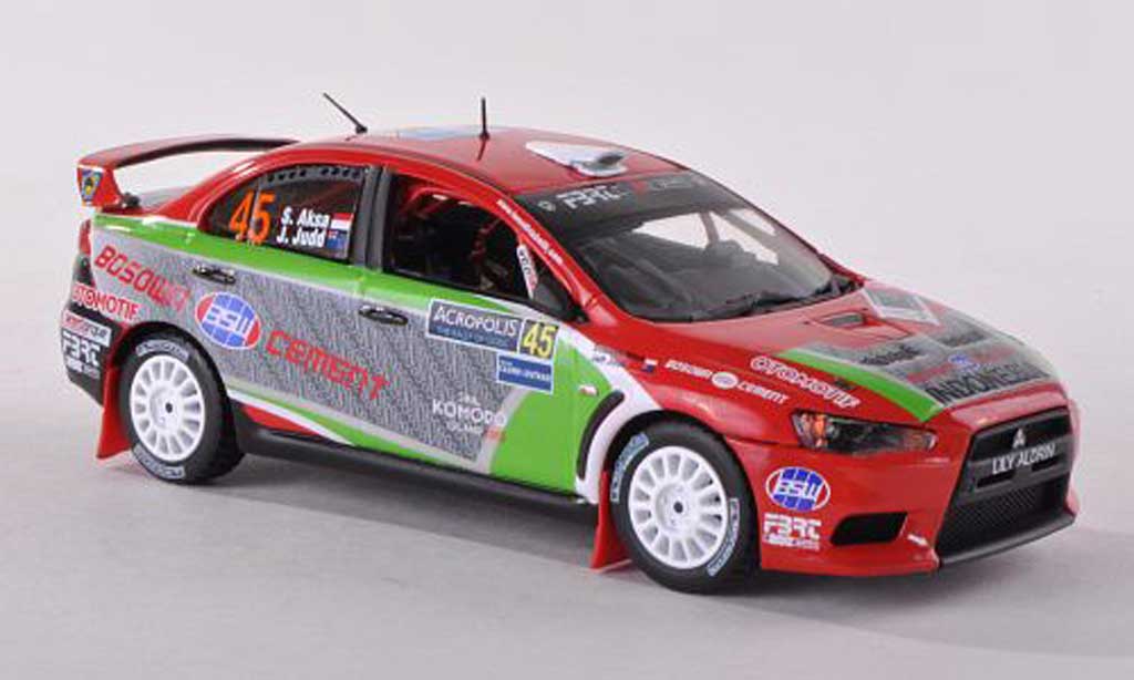 Mitsubishi Lancer Evolution X 1/43 Vitesse Evolution X No.45 2nd PWRC Acropolis Rally 2012 S.Aksa/J.Judd modelauto