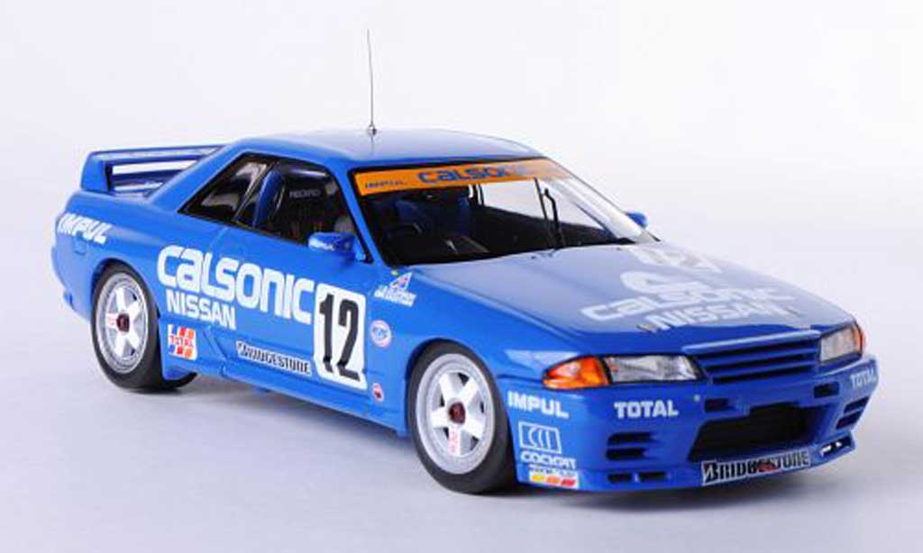Nissan Skyline R32 1/43 HPI R32 GT-R No.12 Calsonic A.Olofsson / M.Kageyama JTC Sugo 1993 modelauto