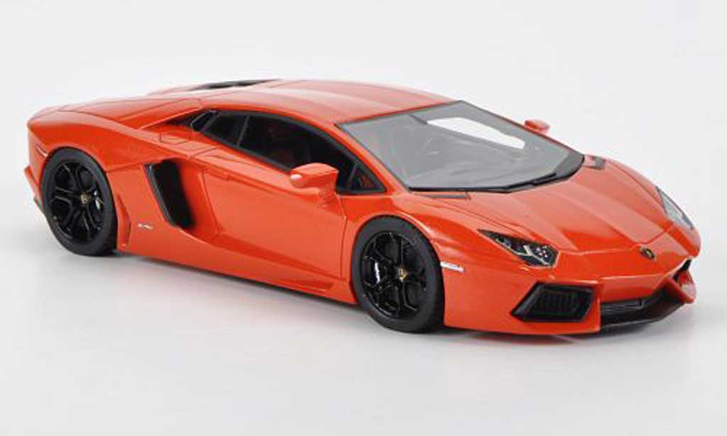 Lamborghini Aventador LP700-4 1/43 Fujimi LP700-4 oranje modelauto