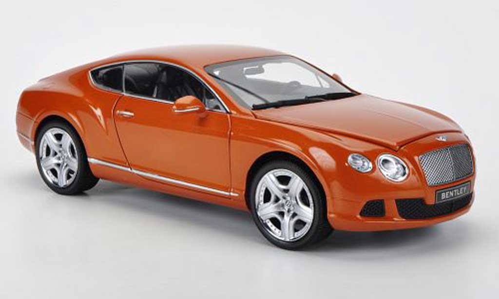 Bentley Continental GT 1/18 Minichamps GT oranje 2011 modelauto