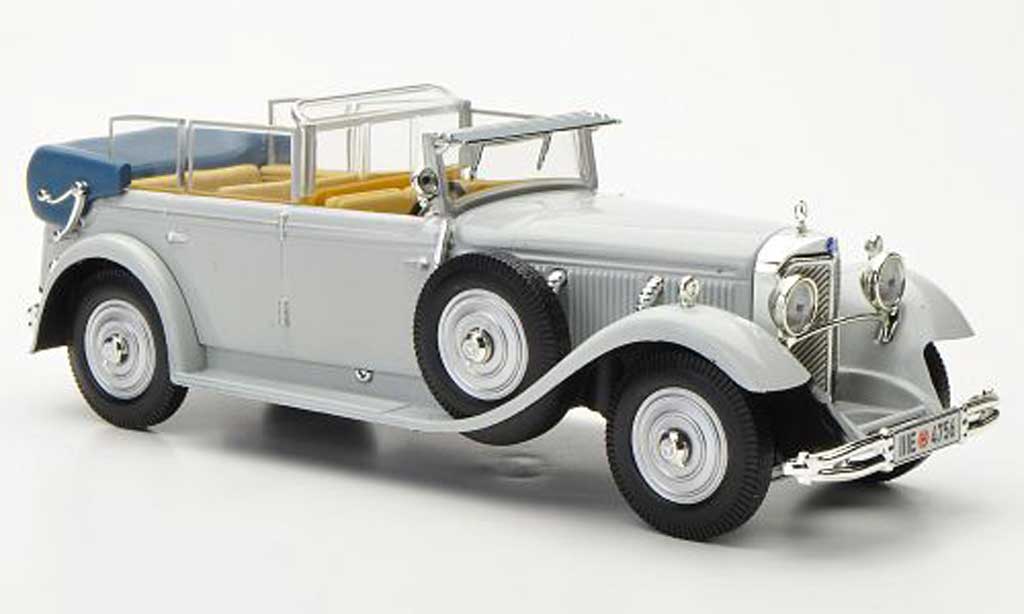 Porsche 930 1/43 WhiteBox Typ Cabriolet F grijs 1 modelauto