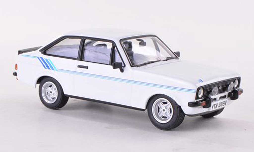 Ford Escort MK2 1/43 Vanguards MK2 Harrier white/blauw RHD modelauto