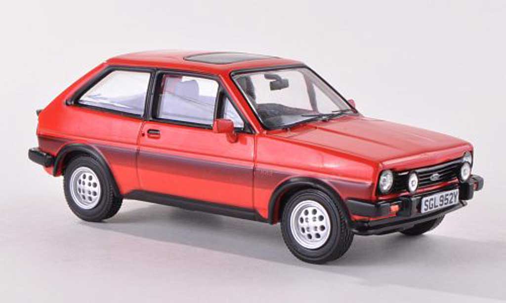 Ford Fiesta XR2 1/43 Vanguards XR2 rood 1981 modelauto