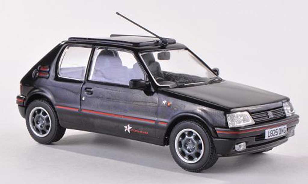 Peugeot 205 GTI 1/43 Vanguards GTI 1.9 Radio 1 L825 OMG zwart modelauto
