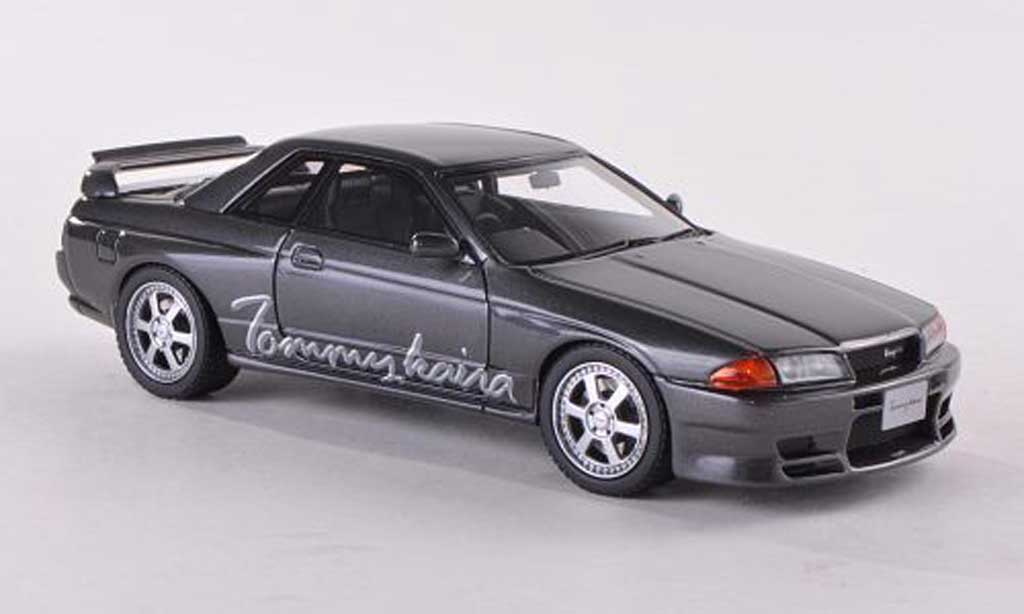 Nissan Skyline R32 1/43 HPI R32 Tommykaira R grijs RHD modelauto