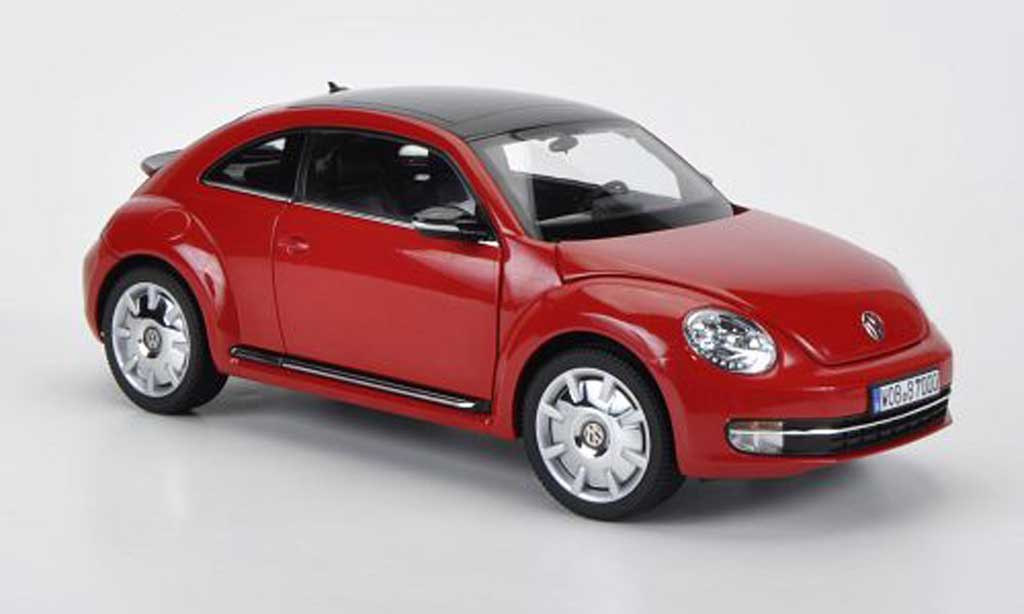 Volkswagen Beetle 1/18 Kyosho rood 2011 modelauto
