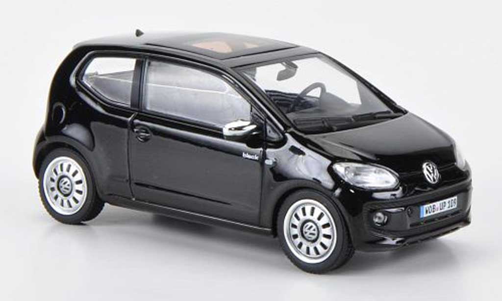 Volkswagen UP! 2011 1/43 Schuco 2011 black zwart modelauto