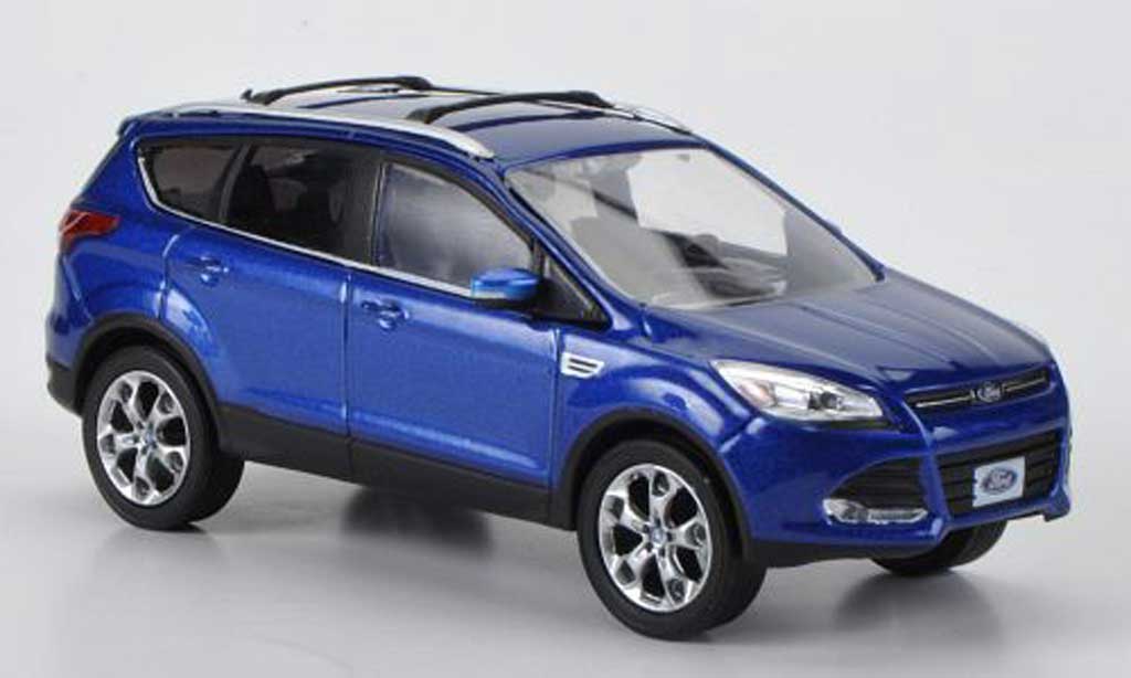 Ford Escape 1/43 Greenlight (Kuga II) blauw 2012 modelauto
