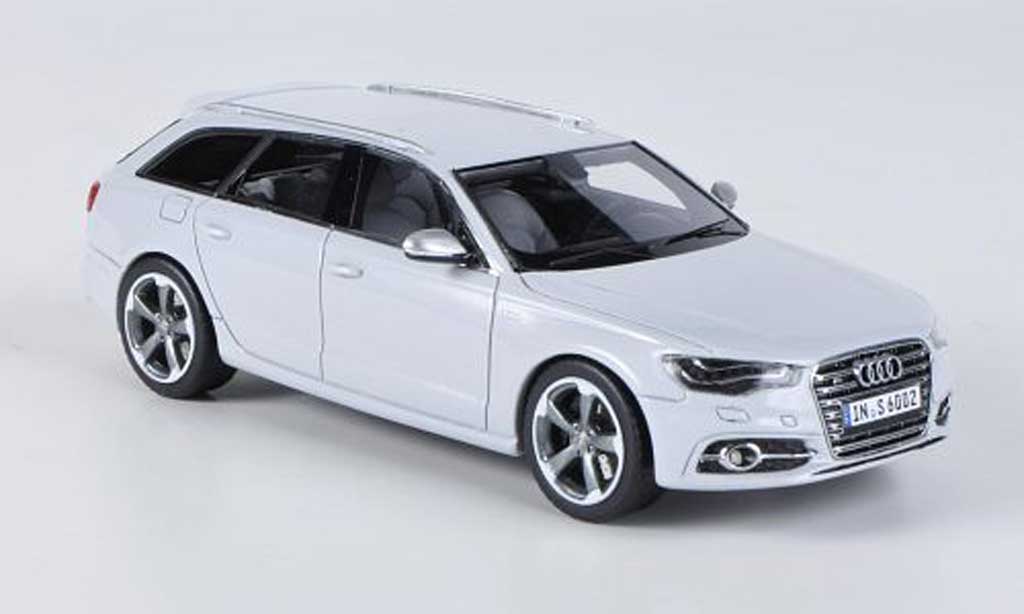 Audi S6 1/43 Schuco Avant grijs modelauto