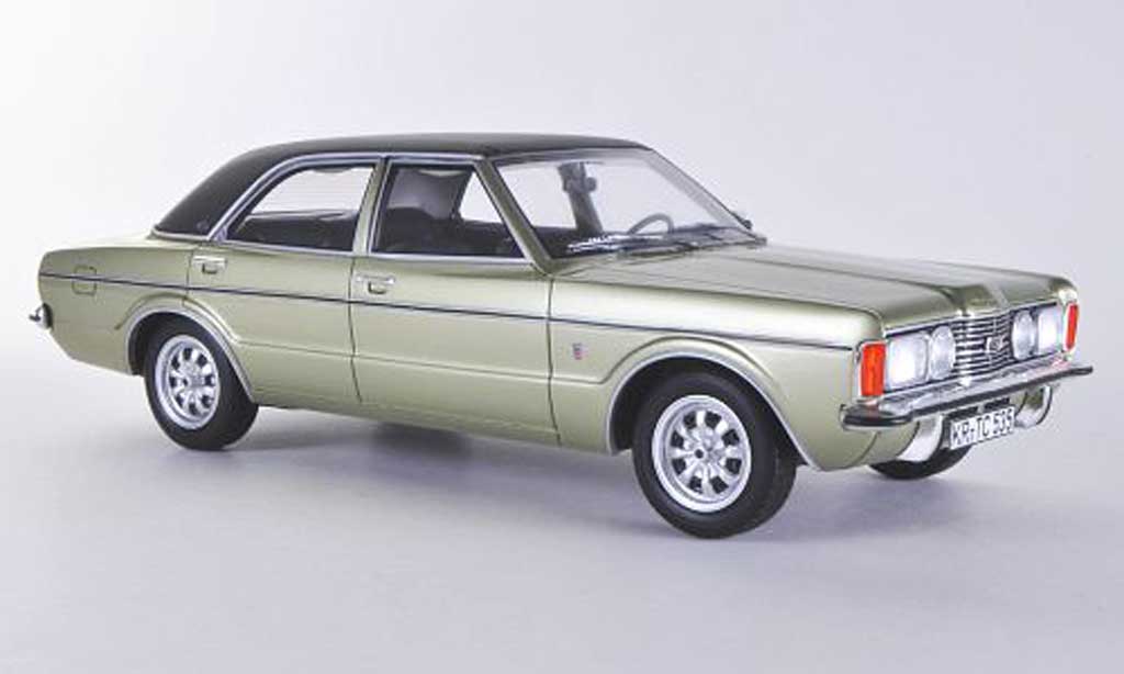Ford Taunus 1972 1/18 BoS Models 1972 TC GXLgrun/zwart limitierte Auflage 1.000 Stuck modelauto