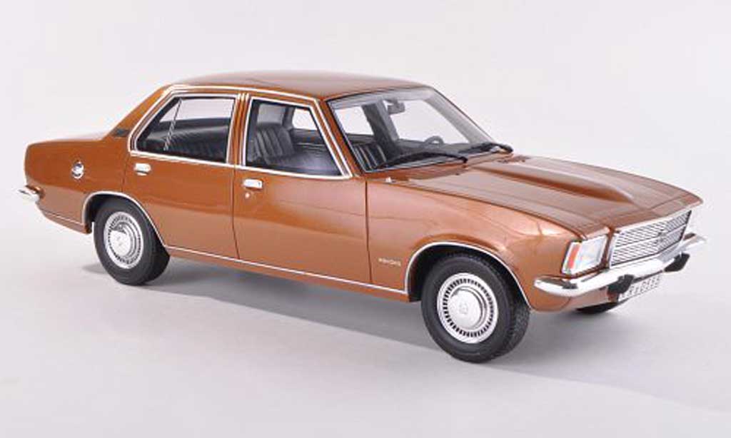 Opel Rekord 1/43 BoS Models D 2100D zwart-dore limitee edition 1.000 1973 modelauto