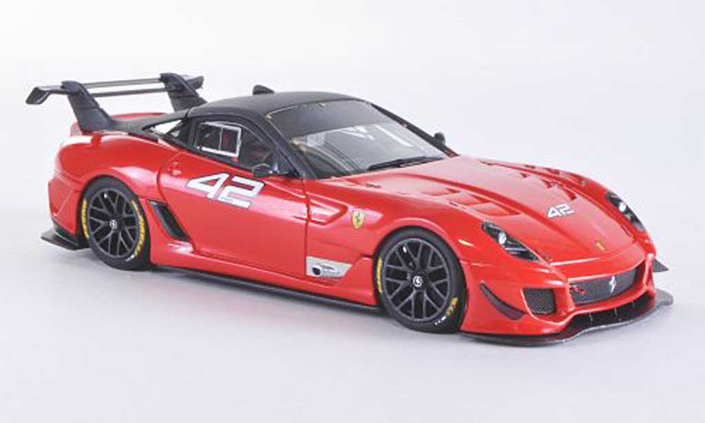 Ferrari 599 XX 1/43 Look Smart XX EVO No.42 rood F1 2007/grijs modelauto