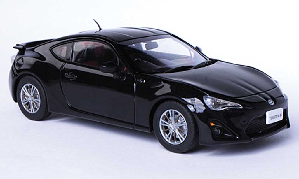 Toyota 86 2012 1/43 Ebbro 2012 zwart RHD modelauto