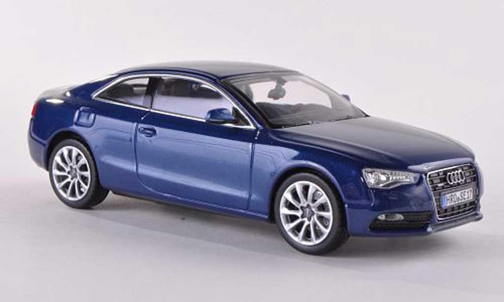 Audi A5 1/43 Norev Coupe blauw 2012 modelauto