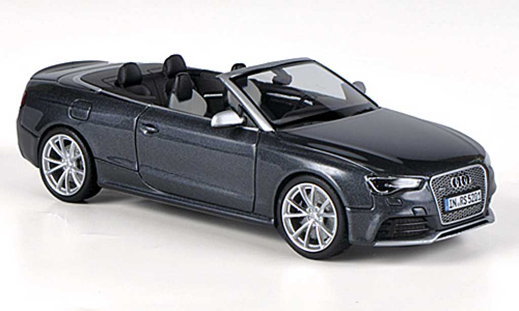 Audi RS5 cabriolet 1/43 Minichamps cabriolet Cabriolet grijs 2012 modelauto