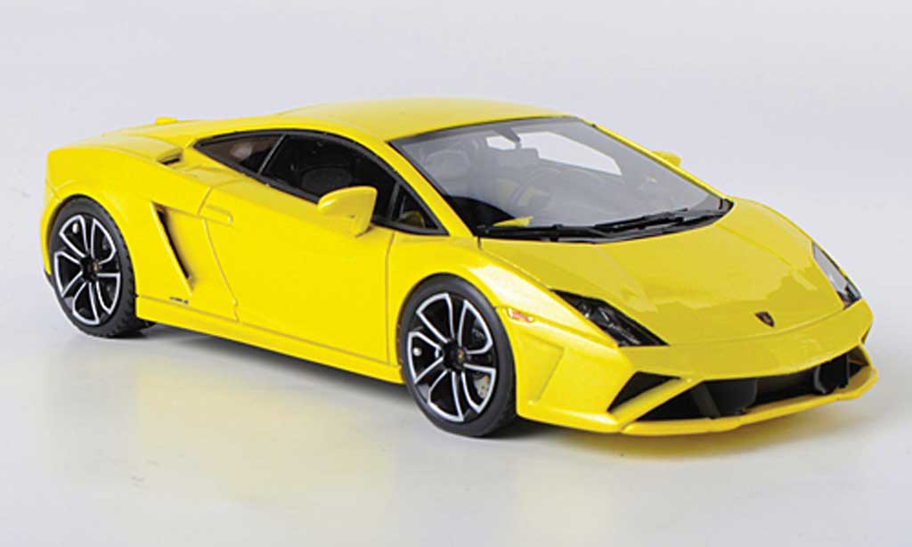 Lamborghini Gallardo LP560-4 LP560-4 1/43 Look Smart geel Autosalon Paris 2012 modelauto