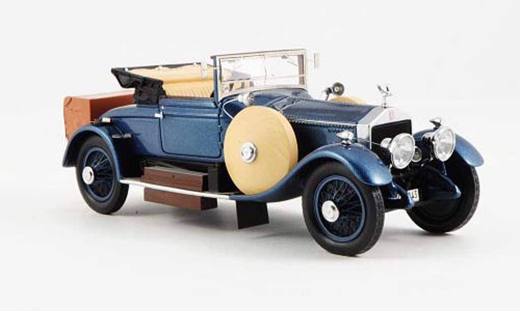 Rolls Royce Silver Ghost 1/43 Neo Doctor's Coupe Dansk (49RE) blauw RHD offenes Verdeck 1920 modelauto