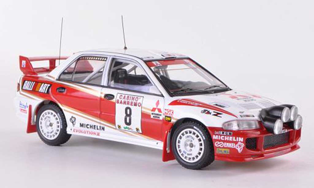 Mitsubishi Lancer Evolution III 1/43 HPI Evolution III No.8 RalliArt D.Auriol / D.Giraudet Rally Sanremo 1996 modelauto