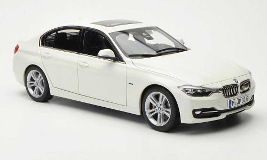 Bmw 335 F30 1/18 Paragon F30 3er Sedan wit 2012 modelauto