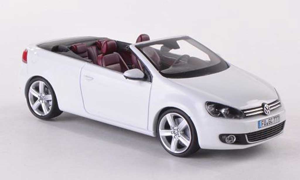 Volkswagen Golf VI 1/43 Schuco VI Cabrio wit modelauto