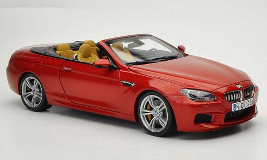 Bmw M6 F12 1/18 Paragon F12 oranje 2012 modelauto