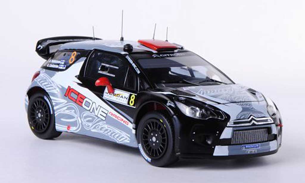 DS Automobiles DS3 WRC 2011 1/43 IXO WRC 2011 No.8 Ice One Racing K.Raikkonen / K.Lindstrom Rally Jordanien modelauto