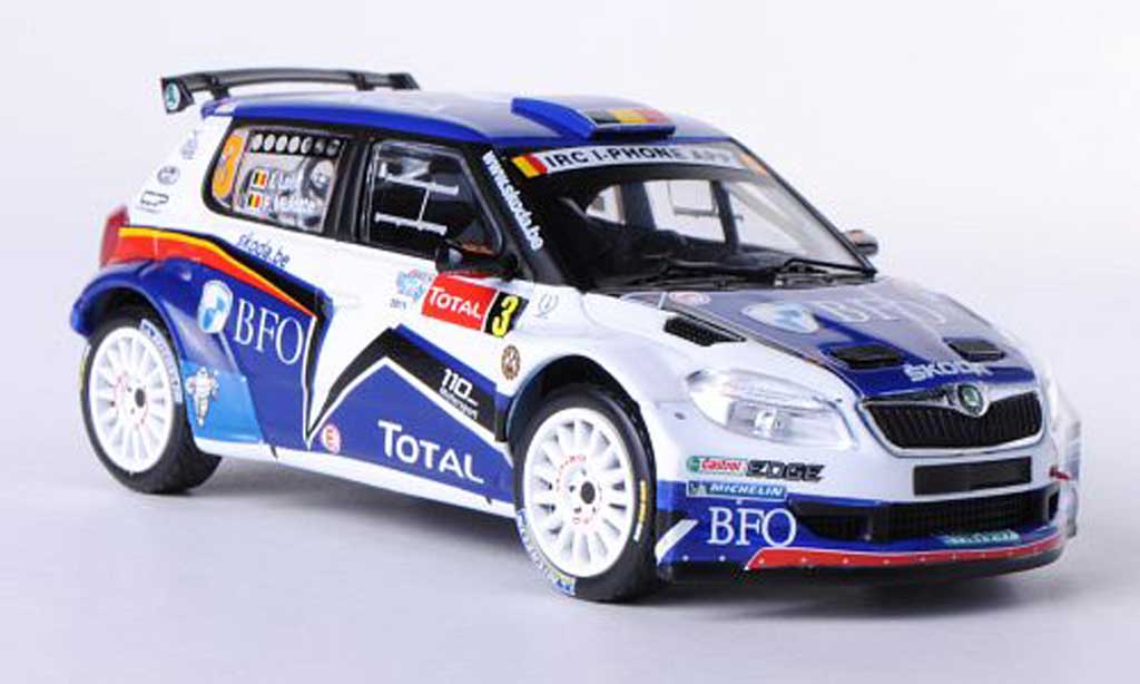Skoda Fabia S2000 1/43 IXO S2000 No.3 BFO F.Loix / F.Miclotte Rally Ypern 2011 modelauto